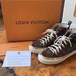 Louis Vuitton “Stellar” High Top Sneakers